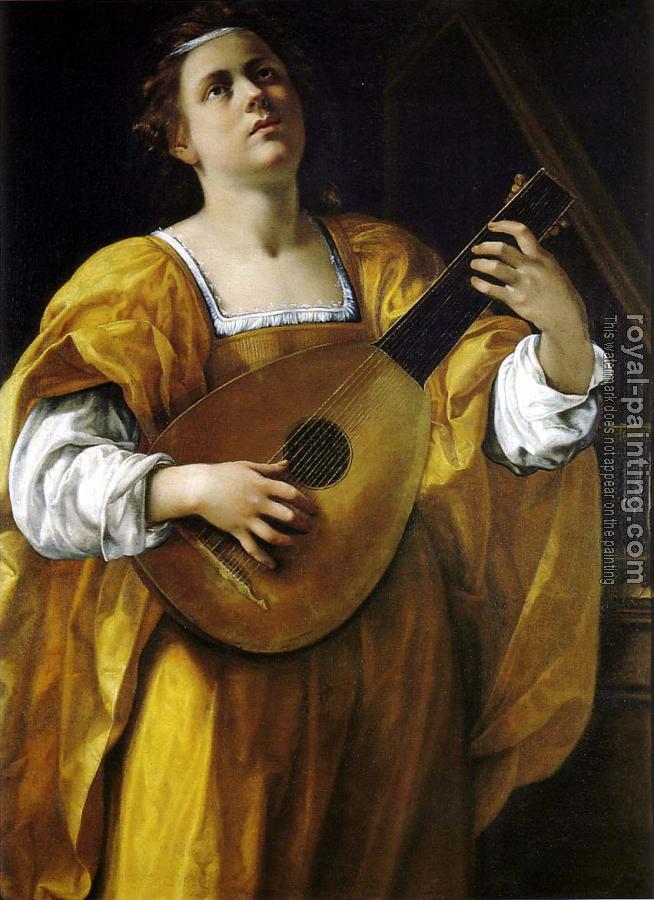 Artemisia Gentileschi : St Cecilia
